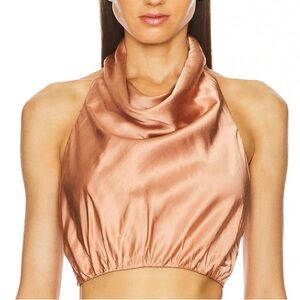 Michael Costello x REVOLVE Perla Top in Copper